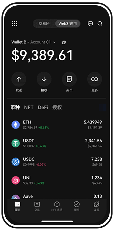 下载ouyi页面展示